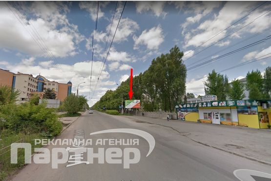 Фото рекламной плоскости по адресу Текстильна