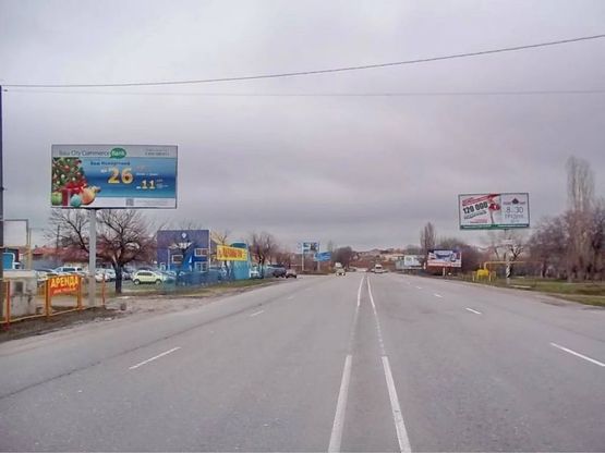 Фото рекламной плоскости по адресу Старониколаевская (Южная) дорога -  ЖК "Золотая Эра" в город