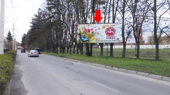 Фото рекламної площини за адресою Пушкина ул., 37, центр города, возле парка им. И.Франка Фото рекламної площини за адресою Пушкина ул., 37, центр города, возле парка им. И.Франка