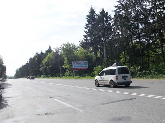 Фото рекламной плоскости по адресу Выезд на Винницу