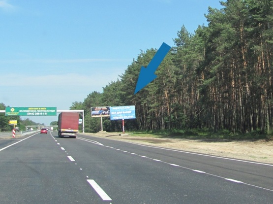 Фото рекламної площини за адресою М-06 Київ-Чоп, км 36+450 (с. Бузовая)