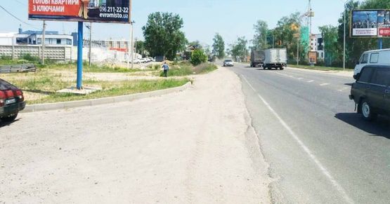 Фото рекламной плоскости по адресу Софіївська Борщагівка, ул.Соборная, напротив ЖК Европейка