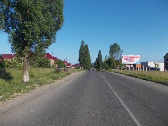 Фото рекламної площини за адресою с. Нижня апша, вул. Борканюка, в сторону м. Рахів