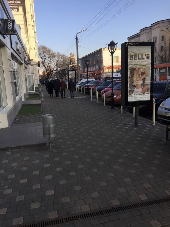 Фото рекламной плоскости по адресу ул.Пантелеймоновская,110