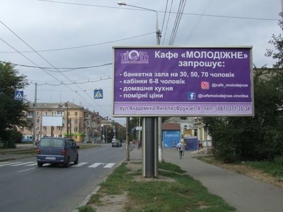 Фото рекламної площини за адресою вул. Академіка Янгеля, 24