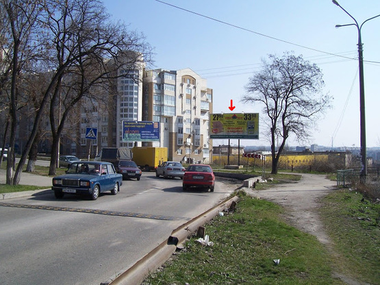 Фото рекламної площини за адресою 061_Запорожье_Гагарина ул Патриотическая (рядом супермаркеты Billa, ДЦ, Eva, продуктовый магазин)