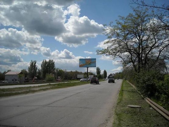 Фото рекламної площини за адресою 126_Запорожье_ул.Тиражная 80м от торгбазы -выезд из города