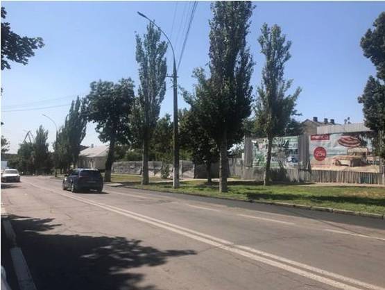 Фото рекламной плоскости по адресу Ушакова/ Днепровский спуск 1 Фото рекламной плоскости по адресу Ушакова/ Днепровский спуск 1