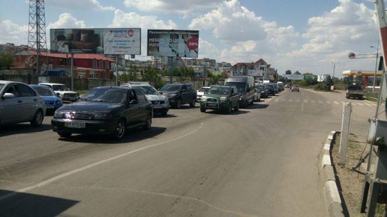 Фото рекламной плоскости по адресу Паровозна вул.- Бериславське шосе (переїзд)/лівий Фото рекламной плоскости по адресу Паровозна вул.- Бериславське шосе (переїзд)/лівий