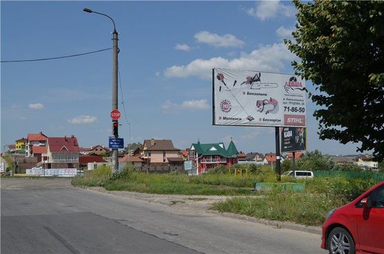 Фото рекламної площини за адресою Озерная-Рыбалко