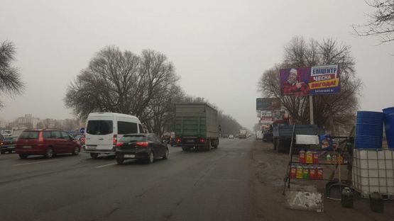 Фото рекламной плоскости по адресу Большая окружная ,750 м.до Одесской площади , Фото рекламной плоскости по адресу Большая окружная ,750 м.до Одесской площади ,