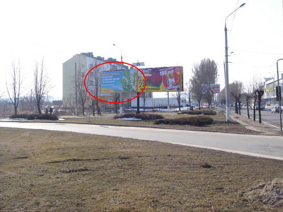Фото рекламной плоскости по адресу вул.Калинівська  - Хотинська