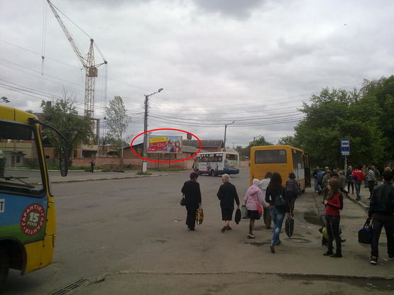 Фото рекламної площини за адресою вул.Гетьмана Мазепи  Автовокзал, Сільпо