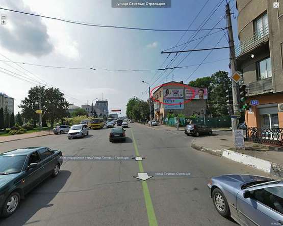 Фото рекламной плоскости по адресу Незалежності,  -   Залізнична Фото рекламной плоскости по адресу Незалежності,  -   Залізнична