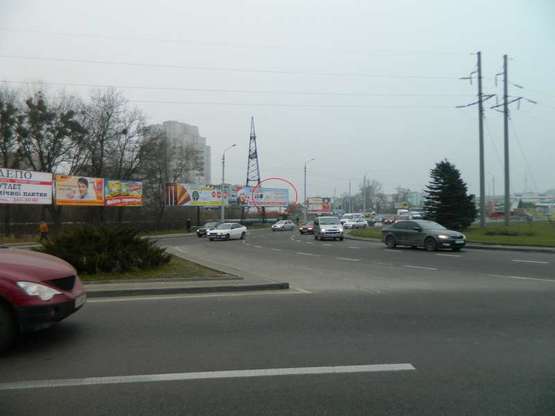 Фото рекламной плоскости по адресу Хмельницького - вул. Липинського - вул. Кукурудзяна№2 (права)