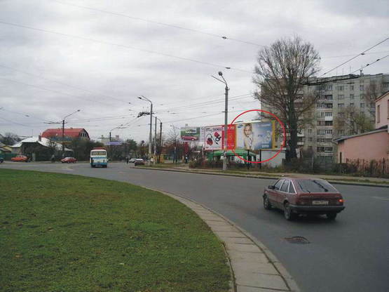 Фото рекламной плоскости по адресу Кульпарківська - вул. Виговського до Південного Фото рекламной плоскости по адресу Кульпарківська - вул. Виговського до Південного