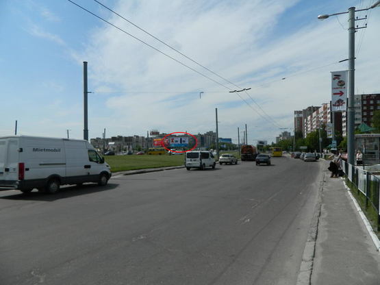 Фото рекламної площини за адресою пр.Червоної Калини (к-тр "Довженко", до центру, ТЦ Арсен) Фото рекламної площини за адресою пр.Червоної Калини (к-тр "Довженко", до центру, ТЦ Арсен)