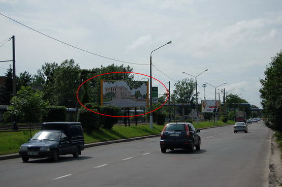 Фото рекламной плоскости по адресу вул. Луганська  №4 ст. Б