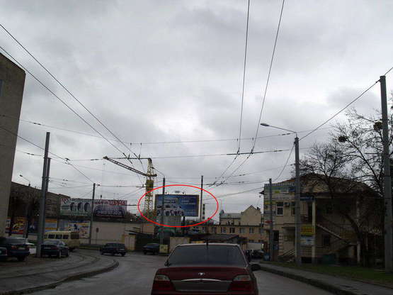 Фото рекламной плоскости по адресу вул.Городоцкая   Управління ЖД  К12