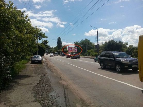 Фото рекламной плоскости по адресу Тисменицька (виїзд на Київ) Фото рекламной плоскости по адресу Тисменицька (виїзд на Київ)