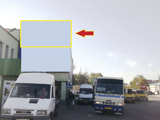 Фото рекламной плоскости по адресу Здание автовокзала