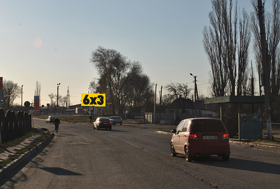 Фото рекламной плоскости по адресу ул.Сучкова,66А