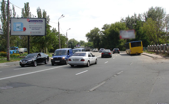 Фото рекламной плоскости по адресу ул.Р.Окипной,6/на Русановку,мост Патона (В) Фото рекламной плоскости по адресу ул.Р.Окипной,6/на Русановку,мост Патона (В)