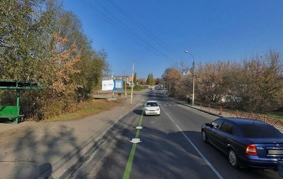 Фото рекламної площини за адресою (ул.Жовтневой революции)вул. Незалежності,  24,  (Осташевская гребля) ЛЕВЫЙ, сторона Б