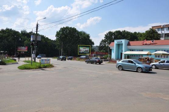 Фото рекламної площини за адресою вул.Пролетарска, 1а, навпроти, (клуб "Сага") початок вул.Тищика,сторона А