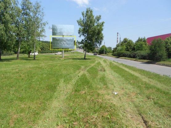 Фото рекламної площини за адресою (вул.Героїв Сталінграда)  вул. Теплична, 6-д на розмежуванні, напрямок від вул.Енергетичної (напрямок на ГРС, біля СТО "Альфа") НИЖНІЙ, сторона Б,