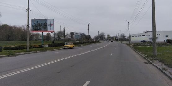 Фото рекламной плоскости по адресу пр. Полтавский, район речки Сухой Кагамлык (въезд-выезд Кременчуг-Полтава), из  Кременчуга