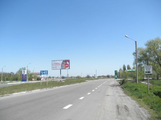 Фото рекламної площини за адресою Б. Хмельницького- выезд на Запорожье, пост ГАИ