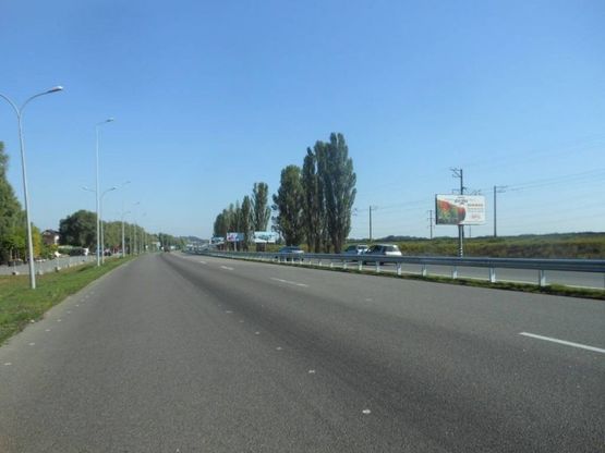 Фото рекламной плоскости по адресу Дніпровське шосе, "Киев-Обухов", км 23+200 лево