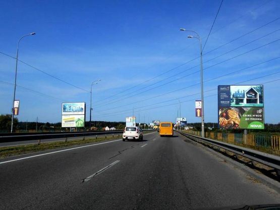 Фото рекламной плоскости по адресу м. Ірпінь, траса М-07, км 22+950 право Фото рекламной плоскости по адресу м. Ірпінь, траса М-07, км 22+950 право