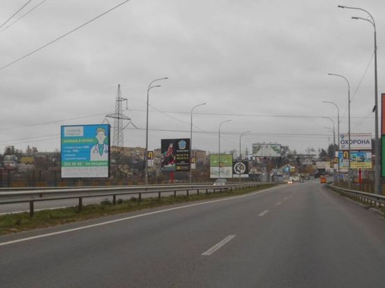 Фото рекламної площини за адресою м. Ірпінь, траса М-07, км 22+950 право