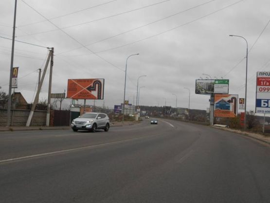 Фото рекламної площини за адресою м. Ірпінь, траса М-07, км 23+450 право