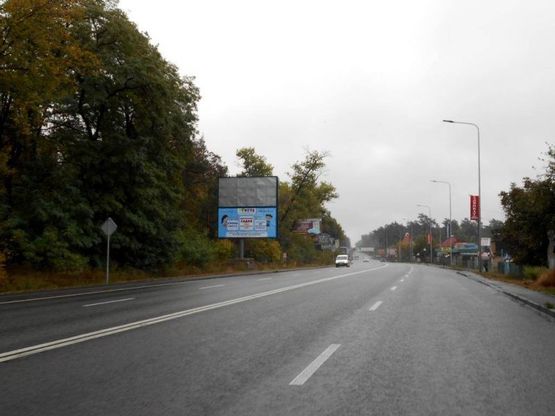 Фото рекламной плоскости по адресу смт. Гостомель, траса М-07 Київ-Ковель, км 22+050 право, вул. Кулішова, 13
