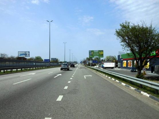 Фото рекламної площини за адресою с. Мила, траса М-06 Київ-Чоп (Житомир), км 26+200 право