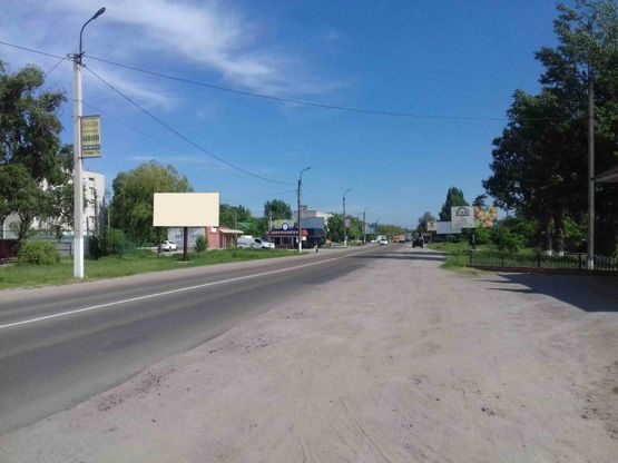 Фото рекламной плоскости по адресу м. Васильків, вул. Декабристів, 83 (поворот на дитячу лікарню)