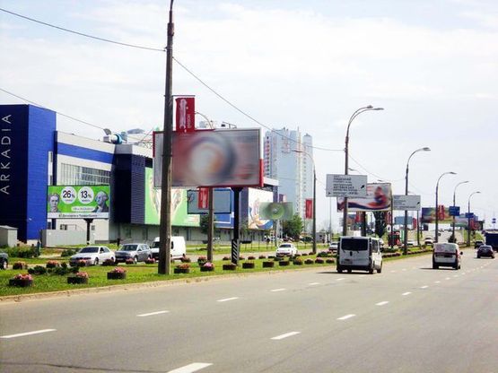 Фото рекламной плоскости по адресу Днепровская набережная ул., 120 м. от Княжий затон ул. Фото рекламной плоскости по адресу Днепровская набережная ул., 120 м. от Княжий затон ул.