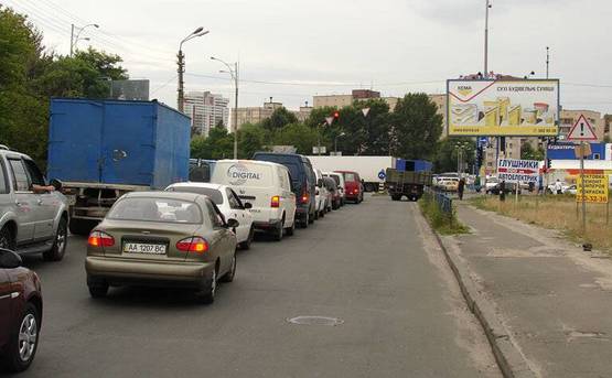 Фото рекламной плоскости по адресу Крайняя/Братиславская (А) к Эпицентру,р-к Троещина