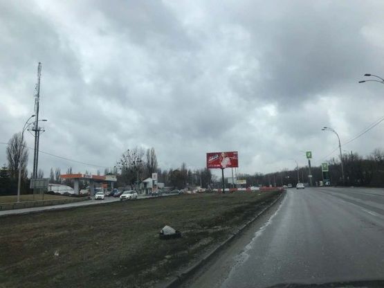 Фото рекламной плоскости по адресу Заболотного ул., 158 (напротив АЗС ОККО, направление к Одесской пл.)