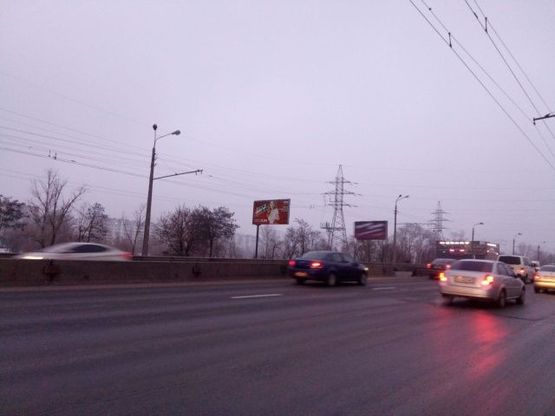 Фото рекламної площини за адресою Бандеры С. ул., 24б (напротив) 900 м. до моста "Северный"