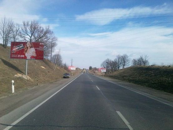 Фото рекламной плоскости по адресу Кольцевая дорога - 900 м. до Франка ул., (200 м. от АЗС "Формула")