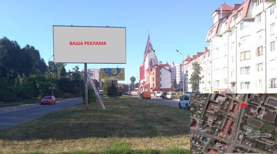 Фото рекламной плоскости по адресу вул. Коновальця