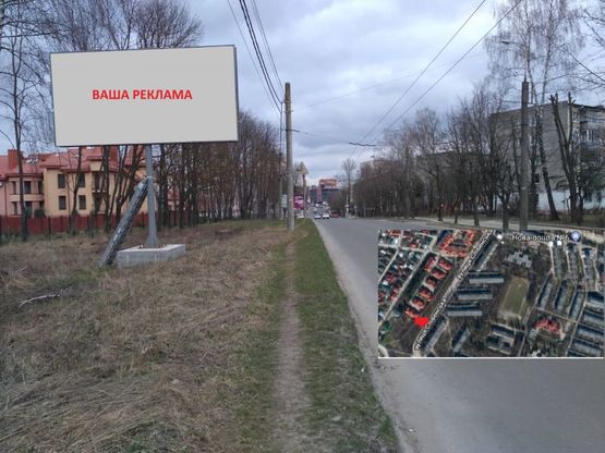 Фото рекламної площини за адресою вул. Слівенська