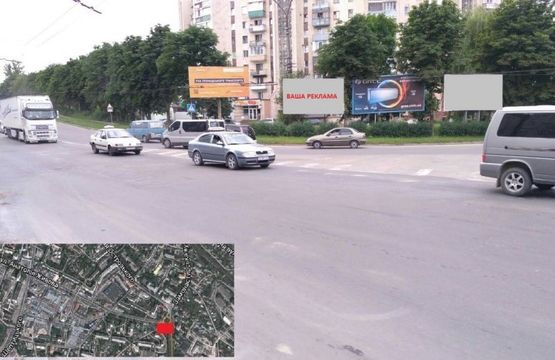 Фото рекламної площини за адресою вул. Живова - поворот на вул. Микулинецька 3-й