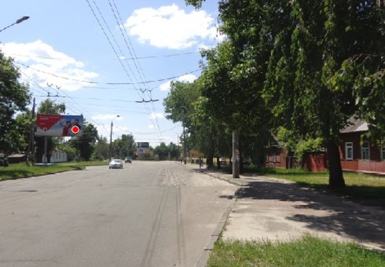 Фото рекламної площини за адресою 1 Мая ул. 77 - Афанасия Шафонского ул. - Молодчего ул., к центру Фото рекламної площини за адресою 1 Мая ул. 77 - Афанасия Шафонского ул. - Молодчего ул., к центру