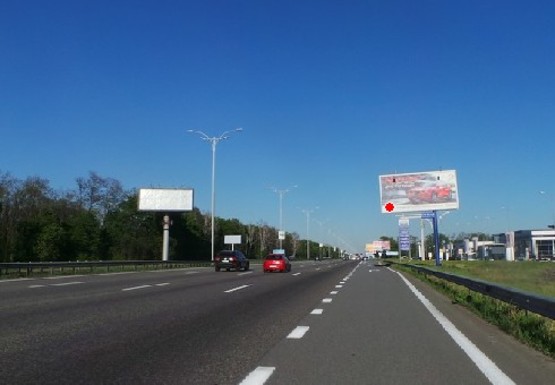 Фото рекламної площини за адресою 29,100 км. автомагистрали Киев - Борисполь