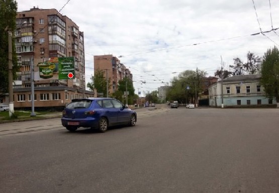 Фото рекламной плоскости по адресу Конева ул., 7 - Малогончаровская ул.